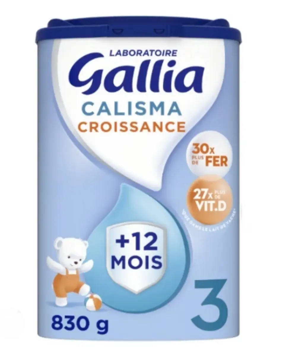 ✨ Gallia Calisma Croissance 3 – Une nutrition complète pour accompagner bébé dès 12 mois ✨830g