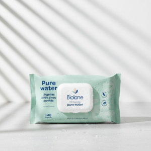 Biolane - 48 Lingettes Pure Water (Eau Purifiée)