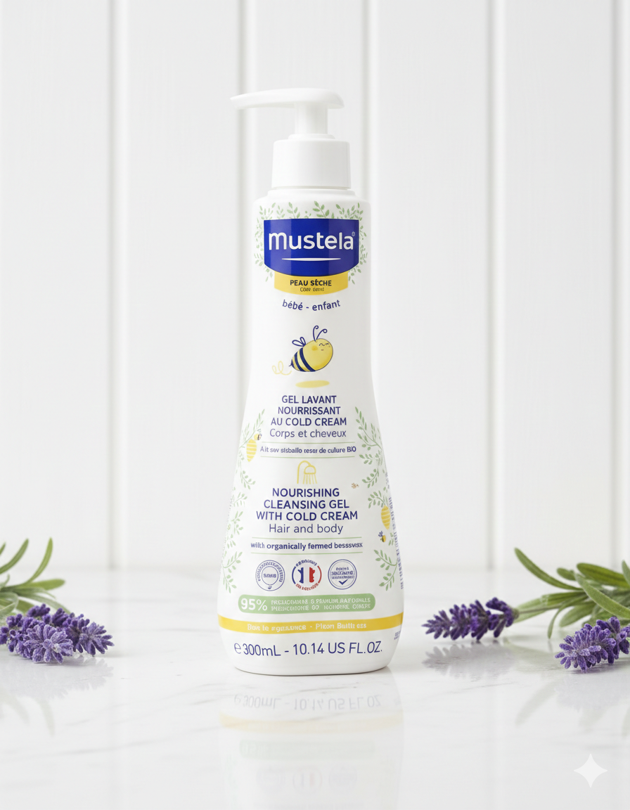 Mustela Gel Lavant Nourrissant au Cold Cream 300ml