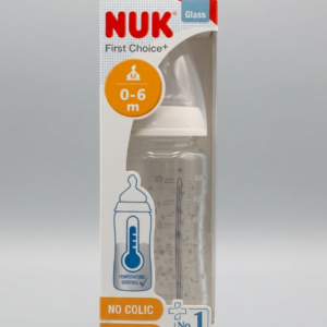 Biberon NUK First Choice+ en Verre (Temperature Control)
