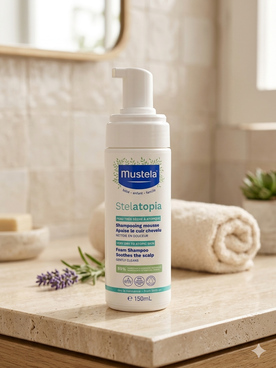 Mustela Stelatopia Shampooing Mousse